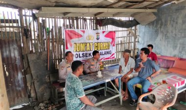 Gelar Jumat Curhat, Kapolsek Tualang Dengarkan Keluhan warga Kelurahan