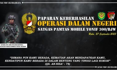 Dansatgas Mobile Yonif 300 Siliwangi Melaksanakan Paparan Keberhasilan Satgas Kepada Asops Kasad Dalam Kegiatan Rakor Penyiapan Satgas Operasi Dalam Negeri