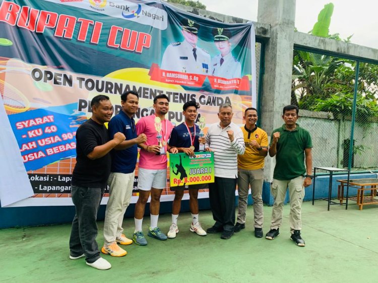 BUPATI CUP OPEN TURNAMEN TENIS PASAMAN BARAT SUKSES DI SELENGGARAKAN