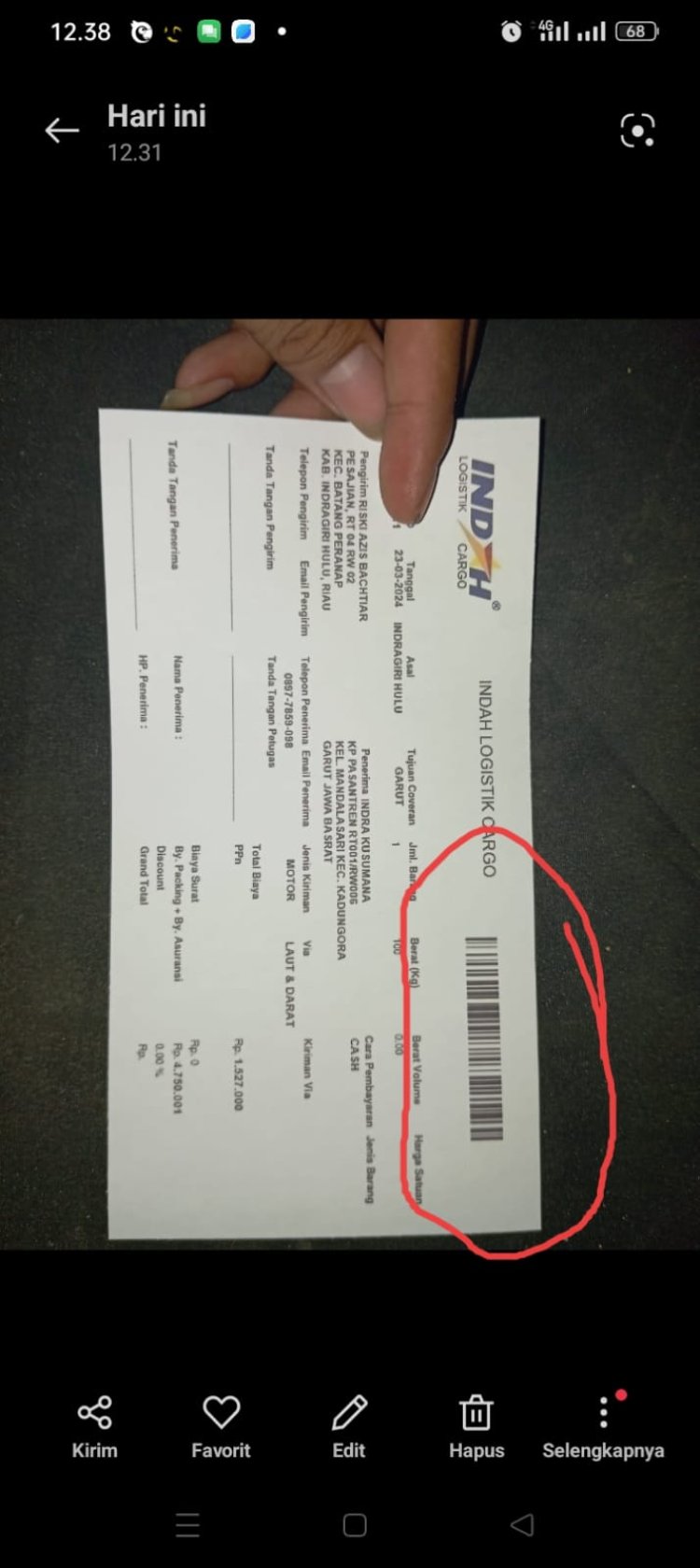 Pedagang Online dari Batang, Peranap Inhu Riau Diduga Tipu Warga Kadungora Garut, Harapan pada Keadilan