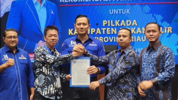 Resmi Usung Afrizal Sintong – Setiawan di Pilkada Rohil 2024, Demokrat Siap Pasang Badan