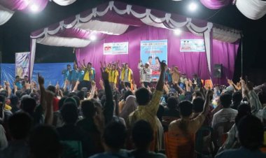 Ribuan Warga Hadiri Kampanye ASSET di Rumah Raja Hot Siregar