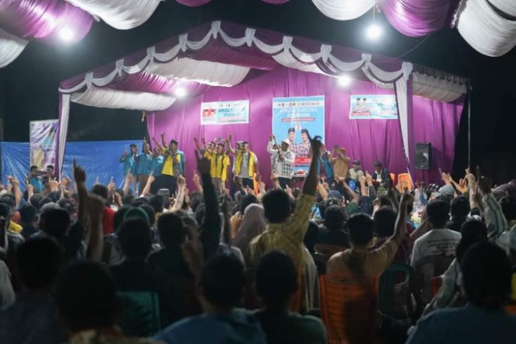 Ribuan Warga Hadiri Kampanye ASSET di Rumah Raja Hot Siregar