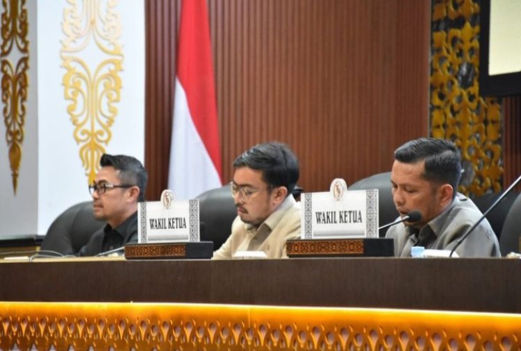 DPRD Pekanbaru Gelar Paripurna dan Sampaikan Keputusan Rekomendasi terhadap LKPJ Pemko Pekanbaru Tahun 2023