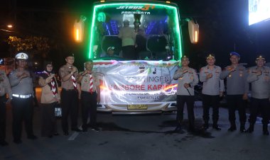 Kontingen Inhil Resmi di Lepas Mengikuti Jambore Karhutla Provinsi Riau