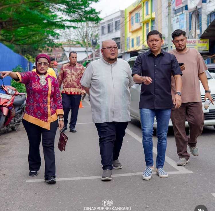 Dinas PUPR dan BWSS III Tinjau Penyebab Banjir di Kawasan Pasar Bawah Pekanbaru