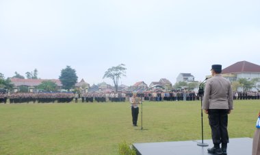 Gelar Apel Kesiapsiagaan Mayday 2025, Polda Riau Pastikan Tugas Pengamanan Secara Profesional