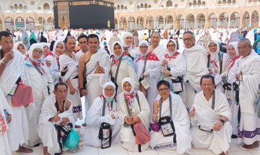 Jemaah Haji Provinsi Riau Berihram dari Embarkasi