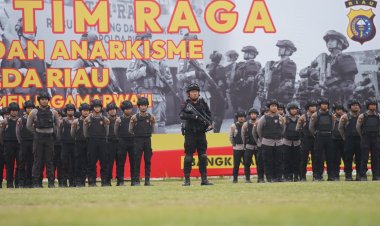 Polda Riau Latih Tim RAGA Berantas Aksi Premanisme dan Anarkisme.