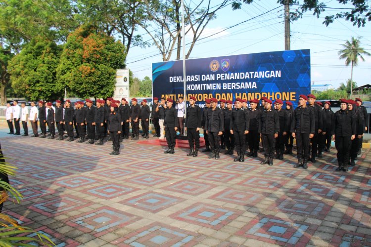 Deklarasi Zero HALINAR, Lapas PekanbaruTegaskan Komitmen Bersama Berantas Handphone Ilegal, Pungli, dan Narkoba