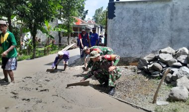 Gotong Royong TNI-Warga Tegaldowo Majukan Ekonomi Desa