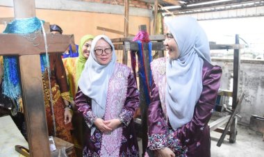 Henny Sasmita Dukung Tenun Tradisional Bengkalis di MTQ Riau