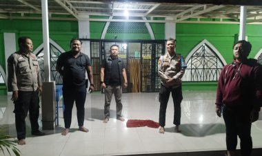 Sosialisasi ke Masjid, Upaya Polsek Senapelan Jaga Kondisi Kondusif Ditengah Masyarakat.