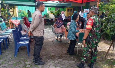 Babinsa Kratonan Dampingi Posyandu Balita di Surakarta
