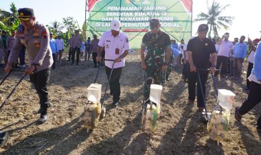 TNI-Polri dan Pemkab Boyolali Tanam Jagung Serentak Dukung Swasembada