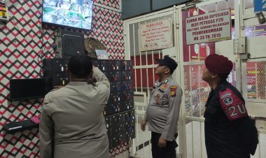 Gelar Patroli di Lapas, Polsek Bukit Raya Bersinergi Jaga Keamanan