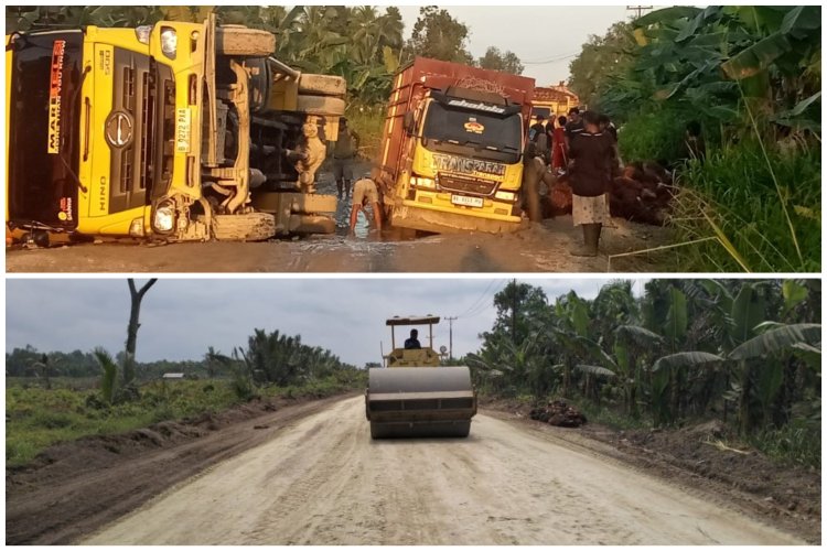 Jalan Bagan Jaya–Enok 32,7 Km Resmi Difungsikan Pemprov Riau