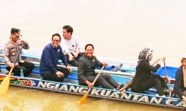 Tina Talisa Tinjau Persiapan Festival Pacu Jalur Kuansing 2025