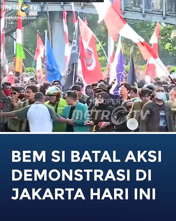 BEM SI Tunda Demo Jakarta 1 September, Aksi Lanjutan Digelar 2 September 2025