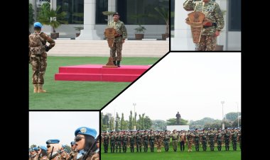 Satgas BGC TNI Konga XXXIX-G MONUSCO 2025 Resmi Diberangkatkan Jalankan Misi PBB di Kongo