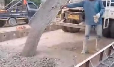 Proyek Rigid Beton Rp26,5 Miliar di Rohil Diduga Tak Sesuai Spesifikasi