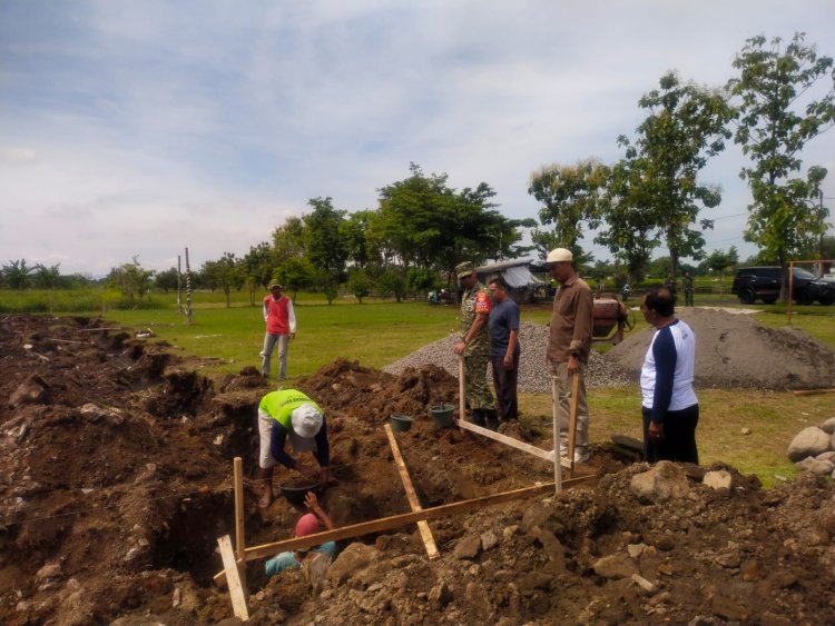 Dandim Boyolali Tinjau Pembangunan Koperasi Desa Merah Putih