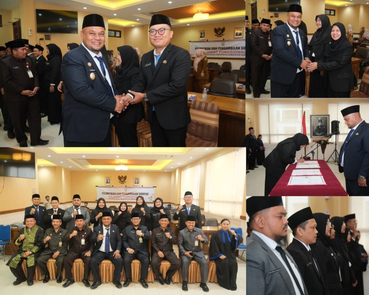 Pelantikan Pejabat Fungsional Siak, Wabup Syamsurizal Tegaskan Amanah dan Integritas