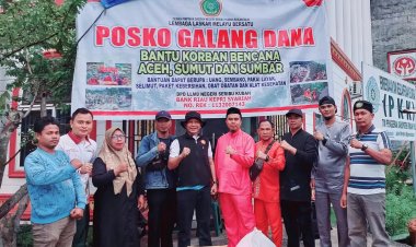 LLMB Rohil Tutup Posko Donasi, Bantuan Korban Bencana Sumatera Segera Dikirim