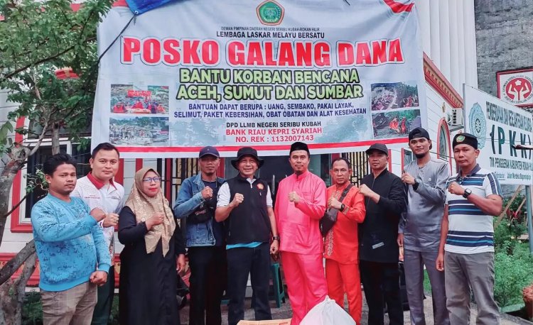 LLMB Rohil Tutup Posko Donasi, Bantuan Korban Bencana Sumatera Segera Dikirim
