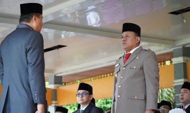 Bupati Kuansing Jadi Pembina Upacara HAB ke 80, Sampaikan Pesan Menag : Kemenag Harus Hadir sebagai Solusi, Bukan Sekadar Birokrasi