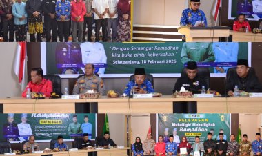 Bupati Asmar Lepas 75 Mubaligh Ramadhan di Kepulauan Meranti
