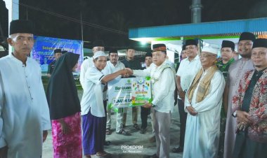 Bupati Asmar Safari Ramadan di Desa Wonosari Rangsang