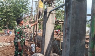 Babinsa Wonogiri Dampingi Pembangunan Koperasi Desa Merah Putih di Wonoboyo