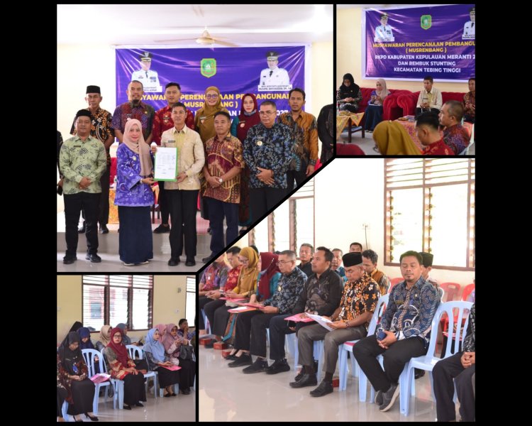 Musrenbang RKPD 2027 Meranti dan Rembuk Stunting, Fokus Pengentasan Kemiskinan