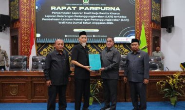 Wako Dumai H. Paisal Terima Rekomendasi LKPj 2025, Fokus Tingkatkan PAD dan Pelayanan Publik