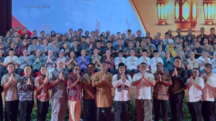 Bupati Zukri Dorong Hilirisasi RAPP di Pelalawan Saat Halal Bihalal APRIL Group