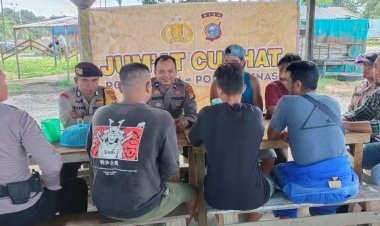 Begini Pesan Kapolsek Minas AKP. Wan Mantazakka SH. MH Dalam Program Jum'at Curhat