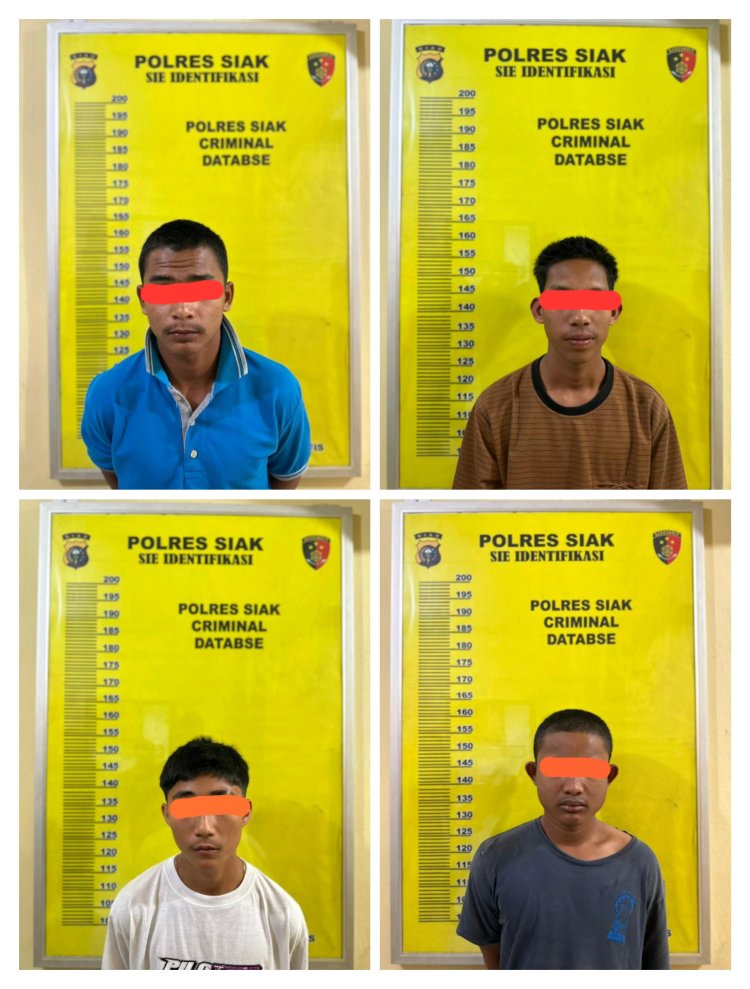 Empat orang Pelaku Curanmor Berhasil Diamankan Tim Opsnal Polsek Kandis