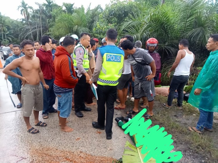 Sungguh Pilu Ibu Dan Anak Tewas Di Tempat Usai Kecelakaan Di Jalan Minas Siak