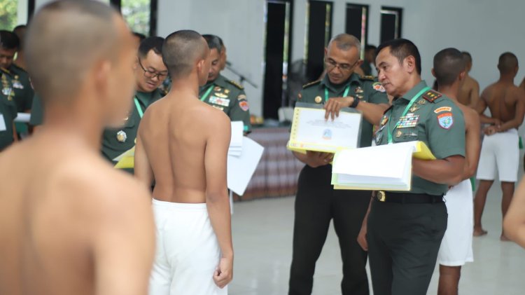 Pangdam XII/Tpr Pimpin Sidang Pantukhir Caba PK Pria Reguler serta Caba Khusus Kopassus dan Kostrad