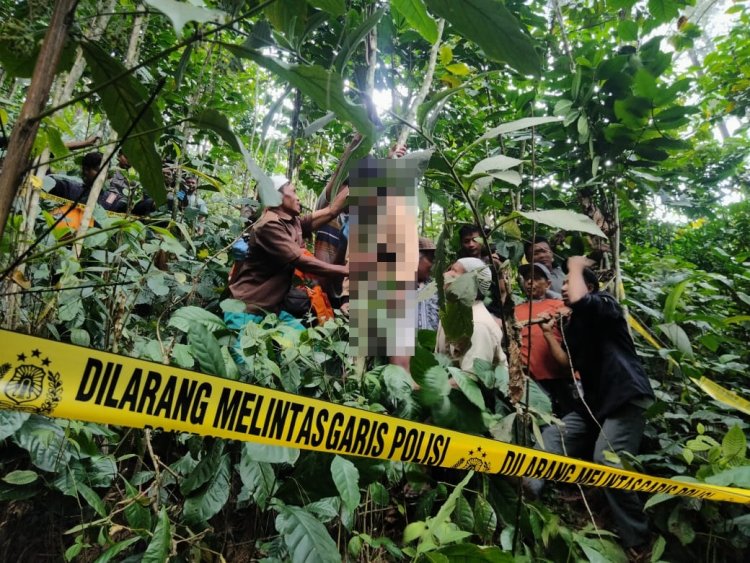 Sesosok Mayat laki-laki Ditemukan di Hutan Lebakbarang Pekalongan