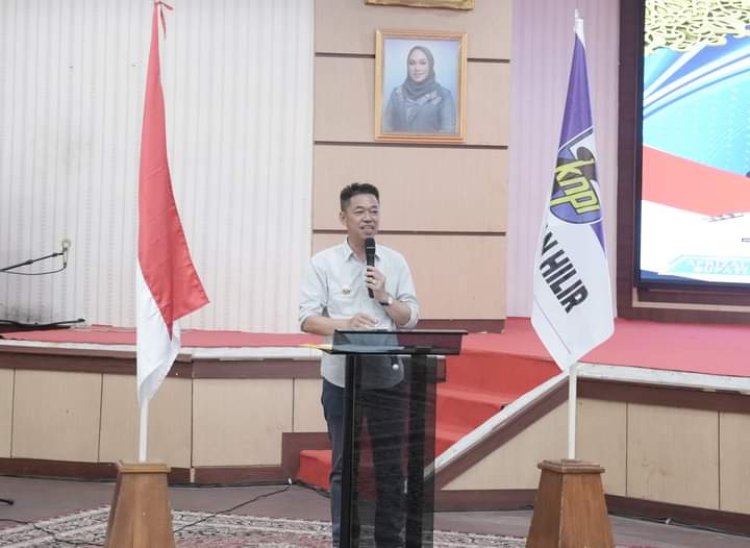 Bupati Rohil Afrizal Sintong, Hadiri MUSDA Ke VII KNPI ROHIL 2023