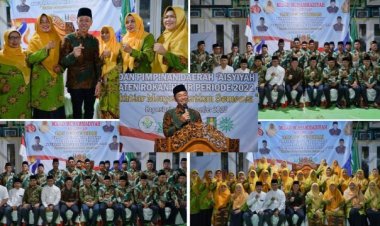 Afrizal Sintong Bupati Rohil Hadiri Milad Muhammadiyah Ke-111 2023