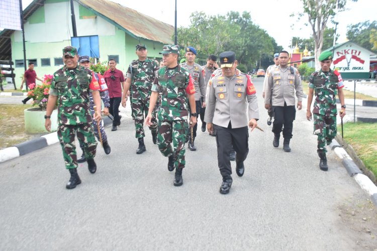 Pangdam XIII/MDK Memimpin Apel Gelar Pasukan Kunker RI 1 Wilayah Sulteng