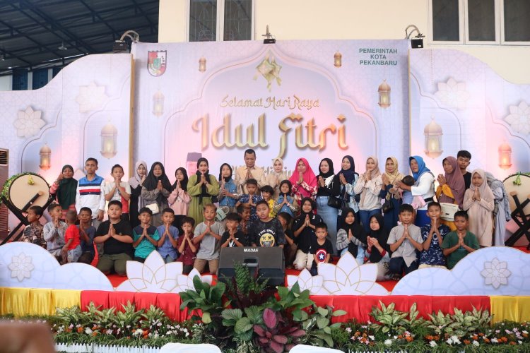 Open House di Rumah Dinas PJ Walikota Pekanbaru Meriah Sambut Hari Raya Idul Fitri 1445 H