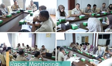 Kabapenda Pekanbaru Alek Kurniawan Pimpin Rapat Monitoring dan Evaluasi Kinerja SDT PBB Buku 4 dan 5