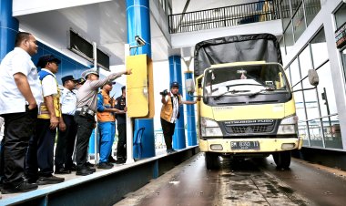 Cek UPPKB Tenayan Raya, Polda Riau Tegaskan Kendaraan Dua Sumbu Ke Atas Wajib Patuhi Aturan Mudik