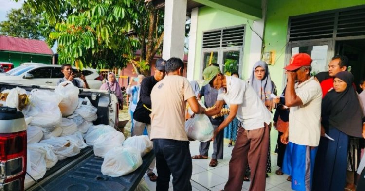 TLCI Chapter 2 Riau Berbagi Sembako ke Warga Ridan Permai Bangkinang