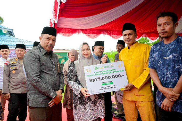 Baznas Bengkalis salurkan Bantuan kepada kelompok nelayan di Rupat Utara