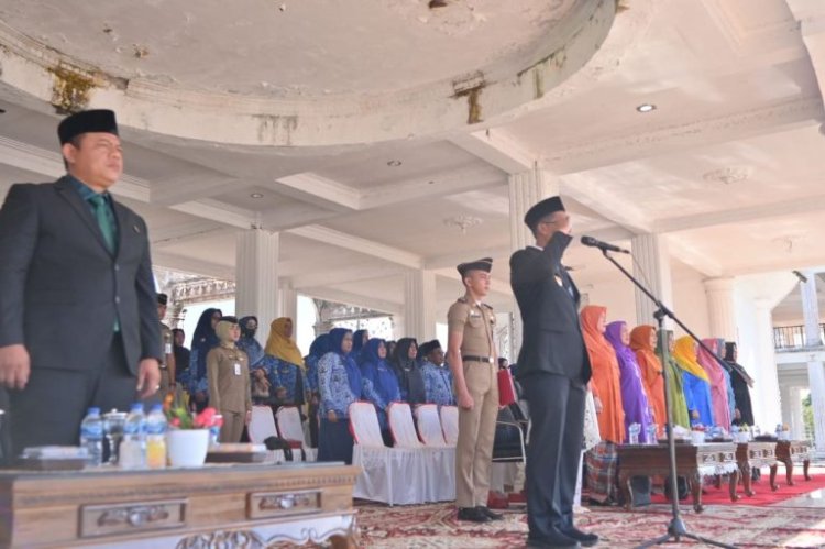Wabup Rohil Jhony Charles Pimpin Upacara Peringatan Hari Otonomi Daerah ke-29